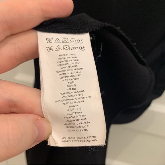 Michael Kors Black Blouse With Flutter Sleeve, Size S - Picture 12 of 12